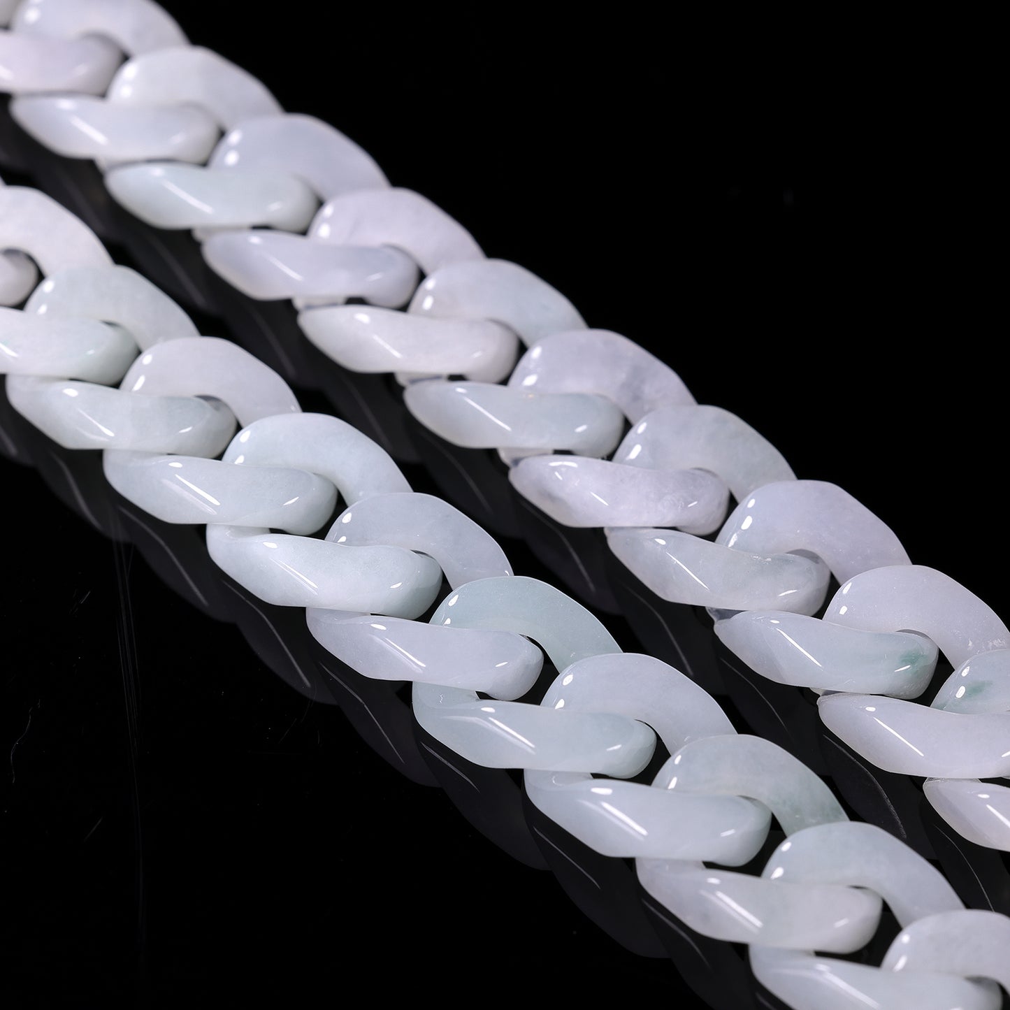 Cuban Style Bracelet Jadeite