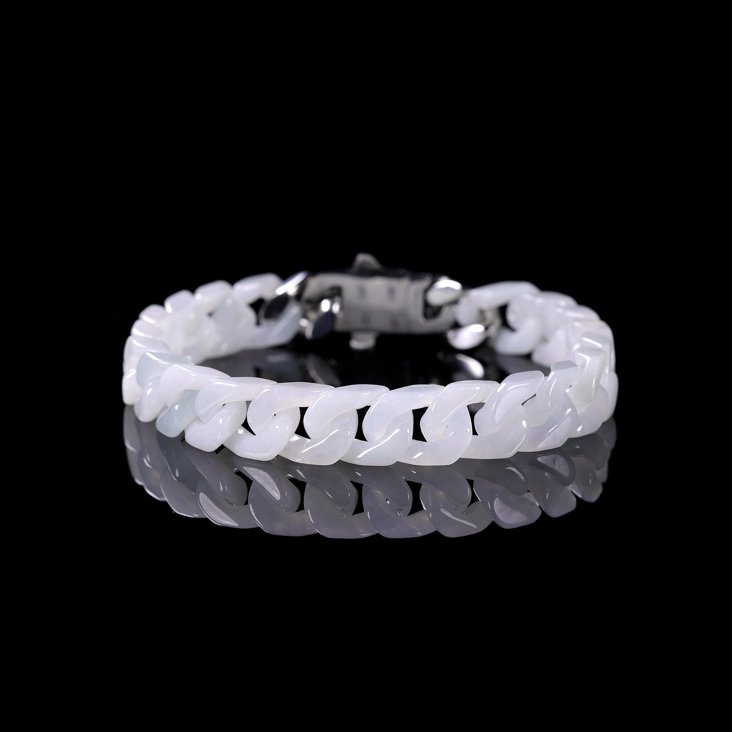 Cuban Style Bracelet Jadeite