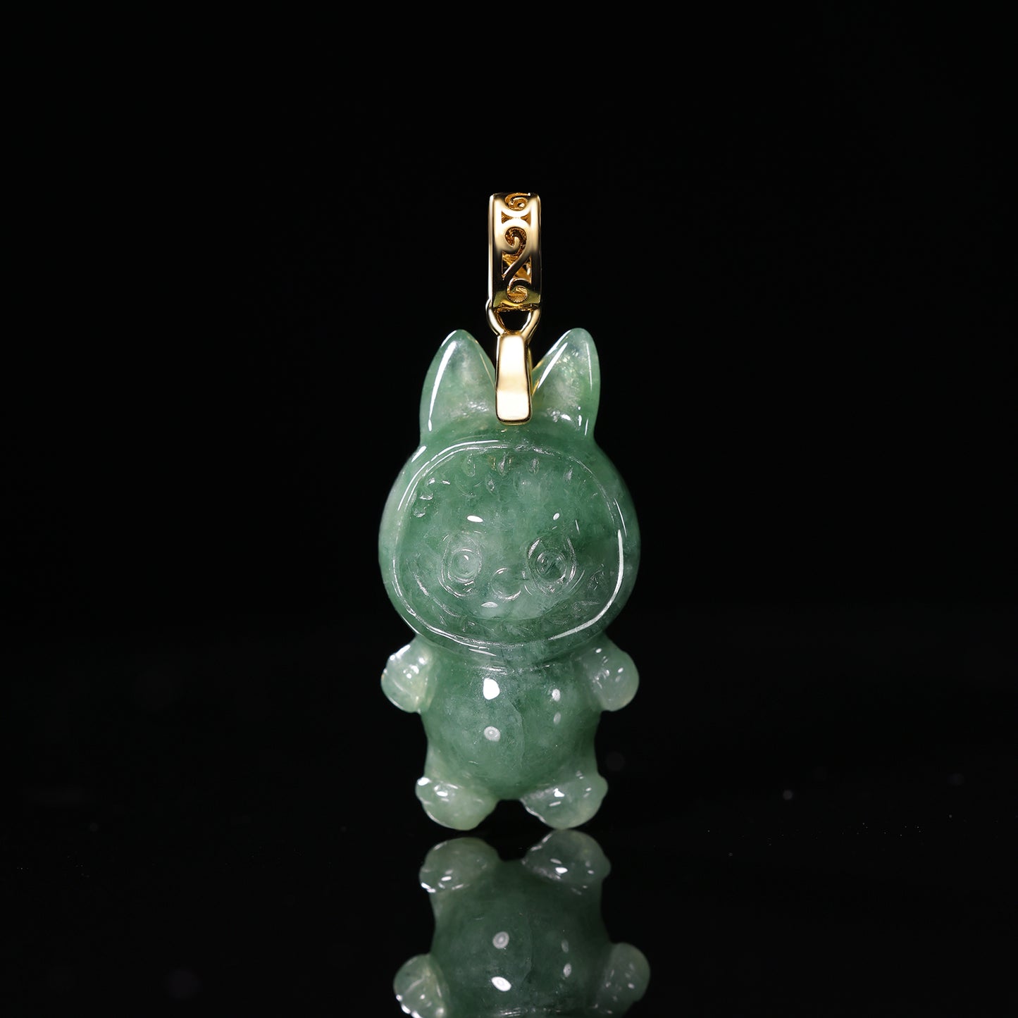Labubu Jadeite (S925 Silver Buckle )