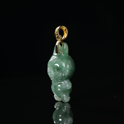 Labubu Jadeite (S925 Silver Buckle )