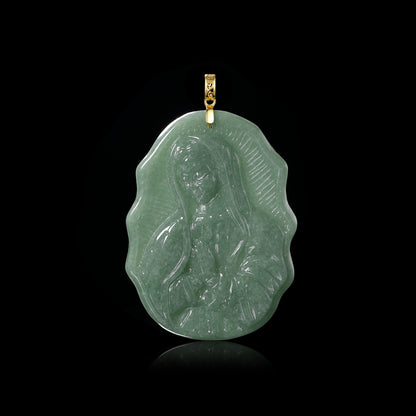 The Virgin Mary Jadeite (S925 Silver Buckle)