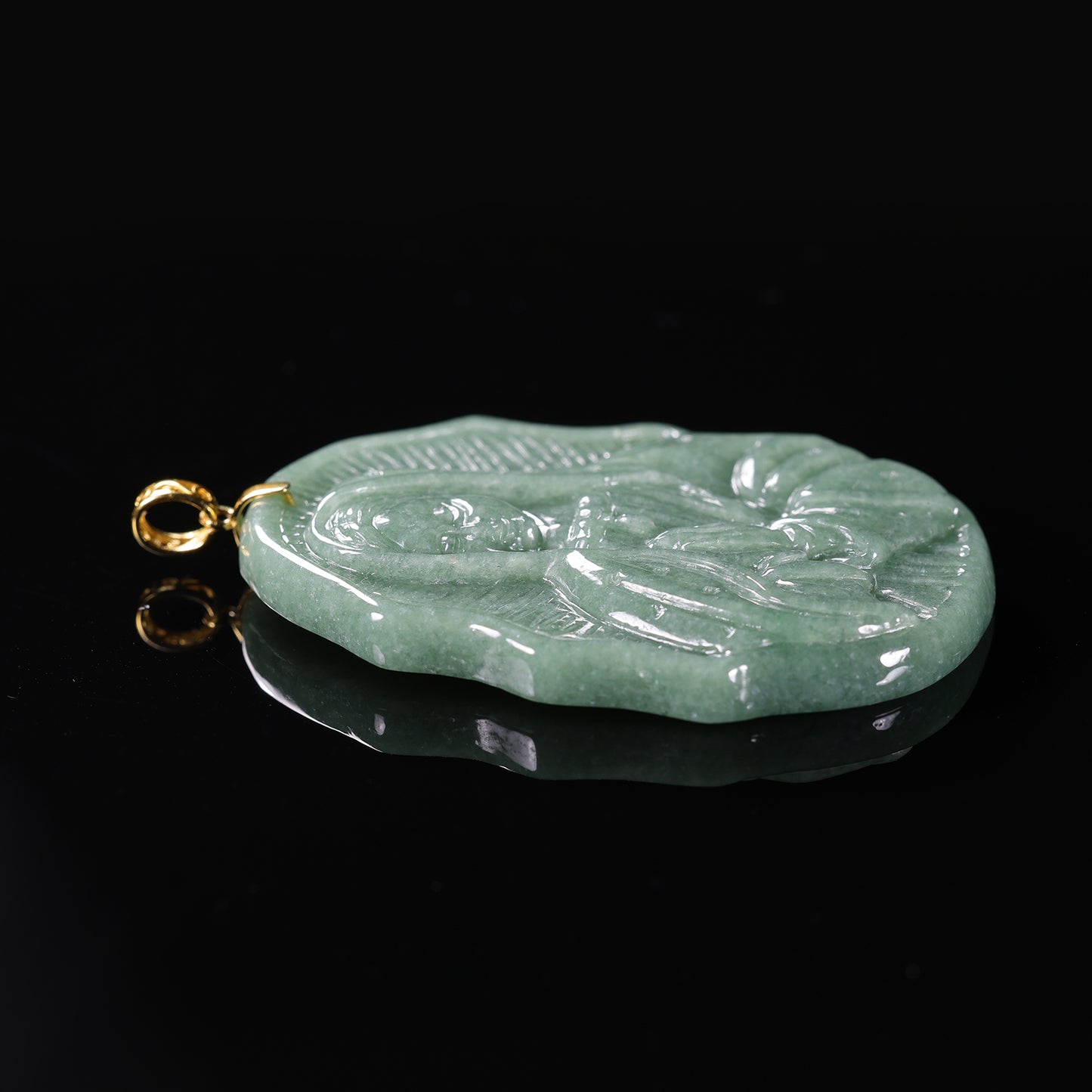 The Virgin Mary Jadeite (S925 Silver Buckle)