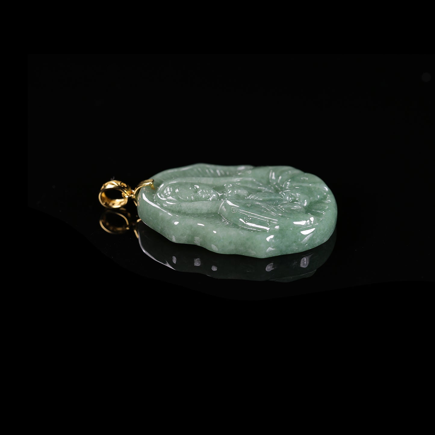 The Virgin Mary Jadeite (S925 Silver Buckle)