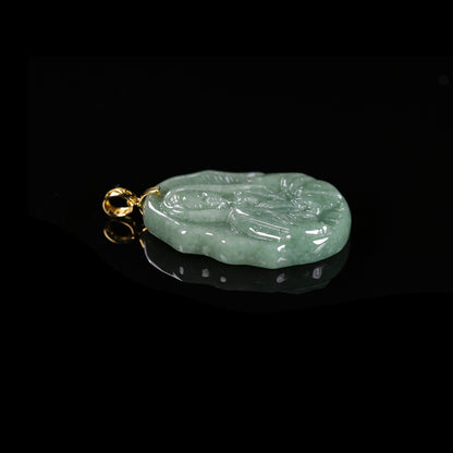 The Virgin Mary Jadeite (S925 Silver Buckle)