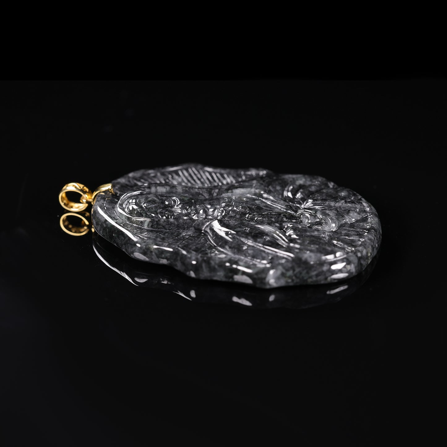 The Virgin Mary Jadeite (S925 Silver Buckle)