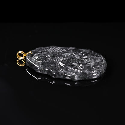 The Virgin Mary Jadeite (S925 Silver Buckle)