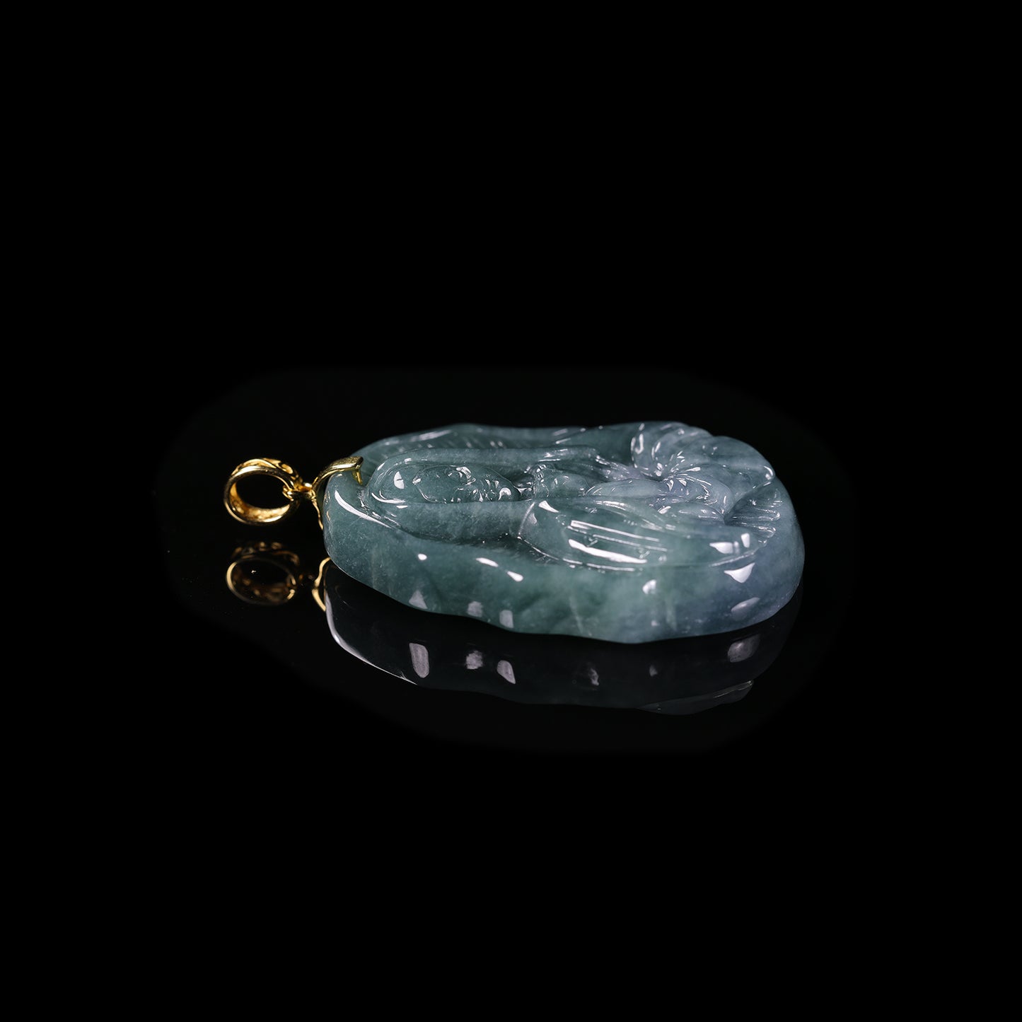 The Virgin Mary Jadeite (S925 Silver Buckle)