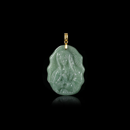 The Virgin Mary Jadeite (S925 Silver Buckle)