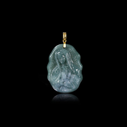 The Virgin Mary Jadeite (S925 Silver Buckle)