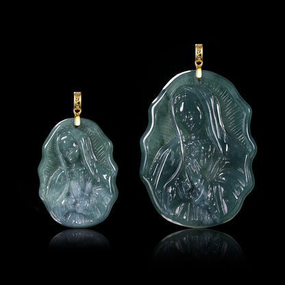 The Virgin Mary Jadeite (S925 Silver Buckle)