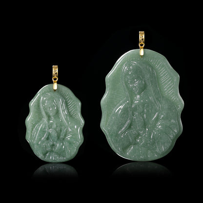 The Virgin Mary Jadeite (S925 Silver Buckle)